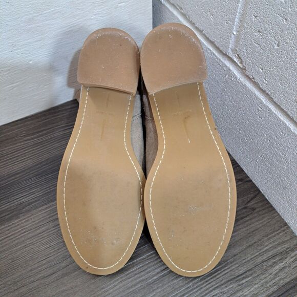 Dolce Vita Western Boots, Gray Ankle Suede Booties 3.5" Heel Women's Size 9.5M - Picture 5 of 8